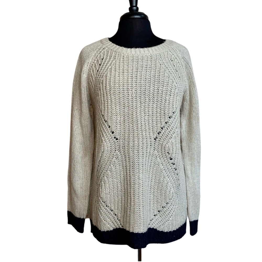 OLIVE & OAK Tan Sweater Size Large Knit
